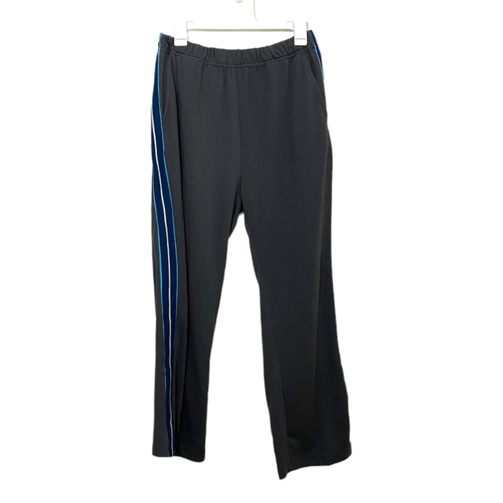 Woman Within 14/16‎ M Petite Grey/Blue/White Sweatpants